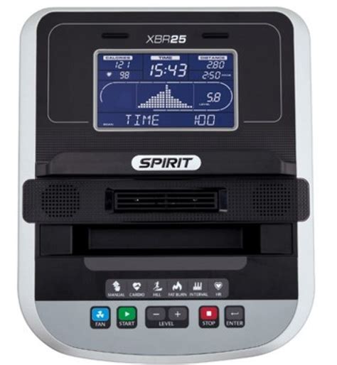 Spirit Xbr25 Recumbent Exercise Bike Buy Online