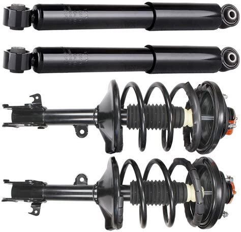 Eccpp Complete Struts Front And Rear Pair Strut Spring Assembly Shock