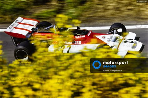 Peter Gethin BRM P160B Seen Through Trees French GP Motorsport