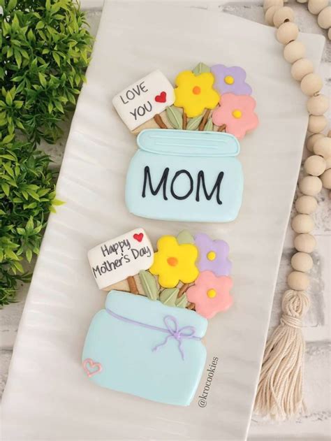 Mother S Day Cookies En Galletas Decoradas D A De Las Madres