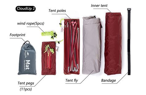 Naturehike Updated Cloud Up Tent New Version D Gray