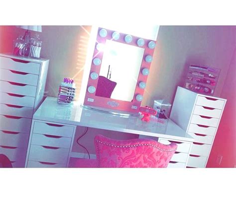 Pink Vanity Mirror ️ Photo Room Credit Ciaoobelllaxo On Ig Beauty