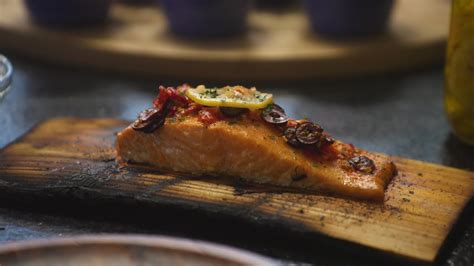 Cedar Planked Salmon Emeril Lagasse Youtube