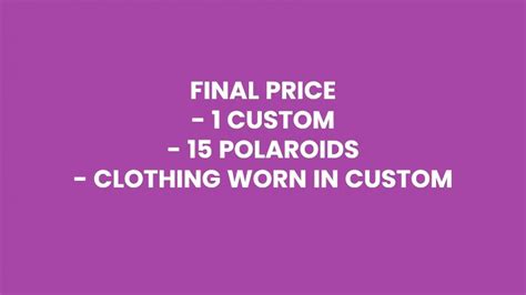 Maxine Milf Min Custom Polaroids And Clothing Worn In The Vid