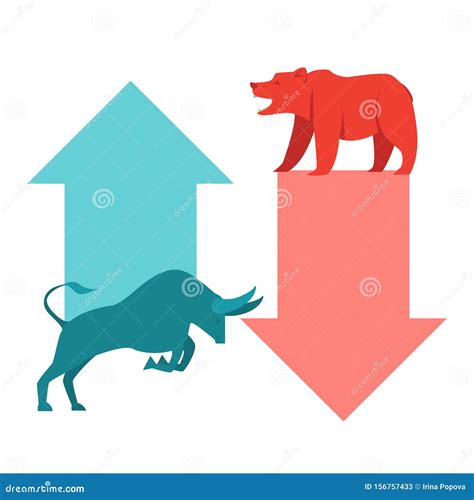 Bullish Symbol On Stock Market. Bull Symbol. Silhouette Bull. Growing ...