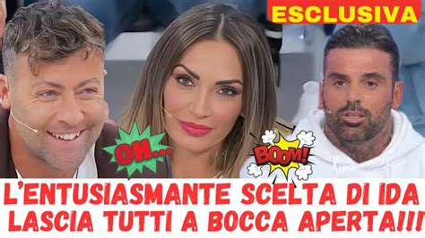 UOMINI E DONNE IDA SCEGLIE LA PERSONA CON CUI VUOLE STARE IN STUDIO