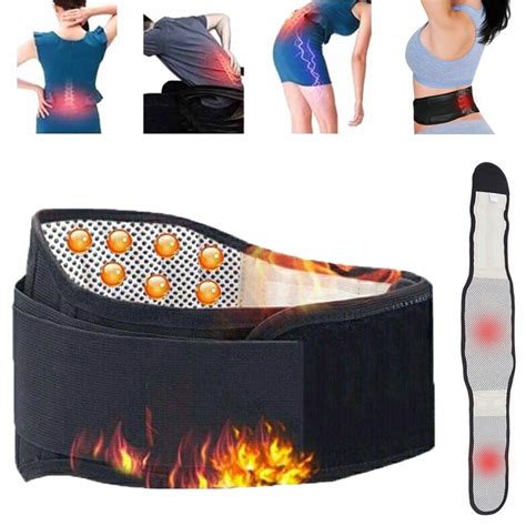 Magnetic Waist Belt Therapy Women Man Self Heating Lumbar Support Back