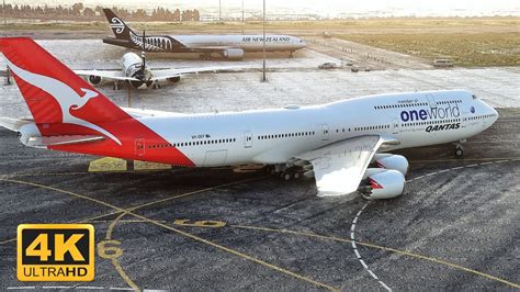 K The Queen Of The Skies Qantas Boeing Auckland Airport