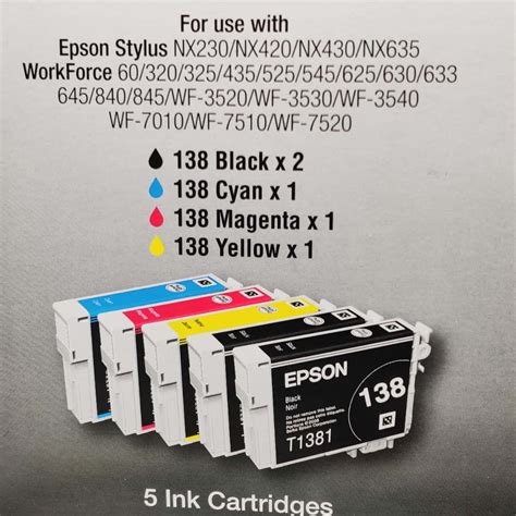 Epson Ink Cartridge High Capacity Value Pack S