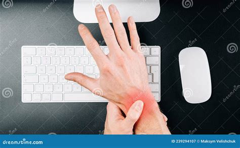 Median Nerve Carpal Tunnel In Hand Pain Man Injury Wrist Arthritis