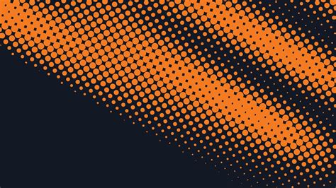 Abstract vector halftone background, orange and black. 13131264 Vector ...