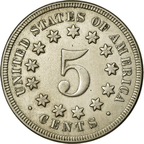 Five Cents Shield Nickel Coin From United States Online Coin Club