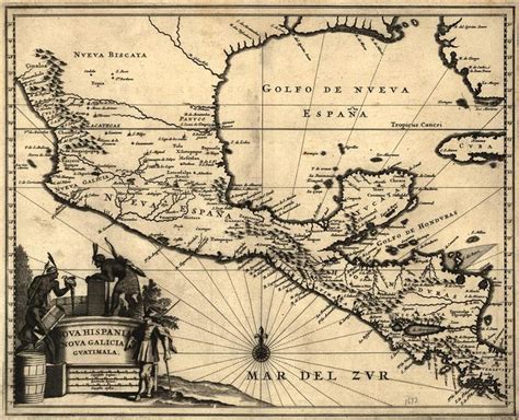 Nueva España Siglo XVII Mapas en 2019 Mapa de españa Virreinato