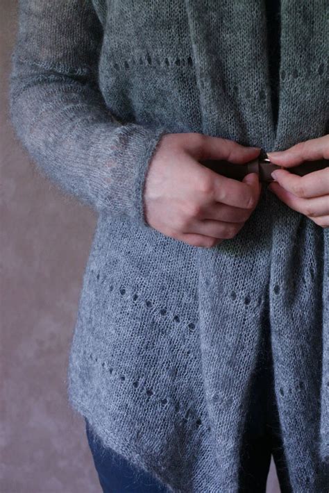 Новый кардиган из кид-мохера | Журнал Ярмарки Мастеров