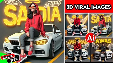 3d Photo Editing Viral Photo Editing How To Create 3d Ai Attitude Boygirl Images Youtube