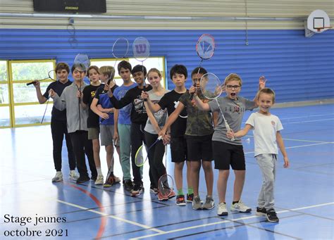 Stage Jeunes Octobre Badminton Carri Res Sur Seine