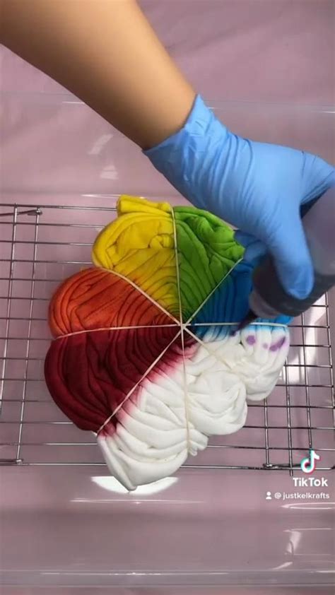 Custom Rainbow Hoodie🌈😍 Video Diy Tie Dye Designs Diy Tie Dye