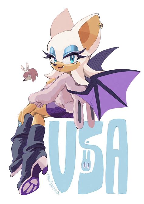 daily rouge the bat on Twitter RT m5mona USA MNイラスト RougeTheBat