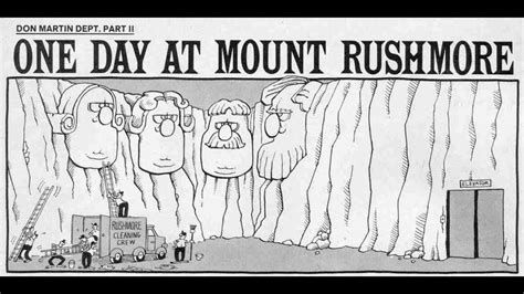 One Day At Mount Rushmore MAD S Don Martin Cartoon YouTube