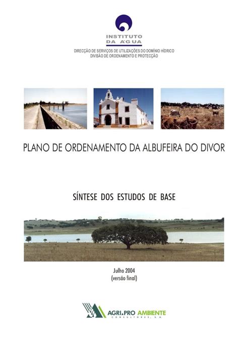 PDF PLANO DE ORDENAMENTO DA ALBUFEIRA DO DIVOR ÍNDICE GERAL DOS