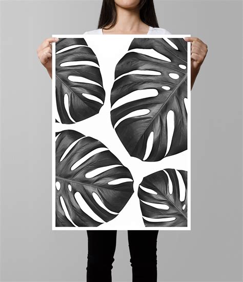 Monstera Print Monstera Leaf Print Tropical Print Monstera Etsy