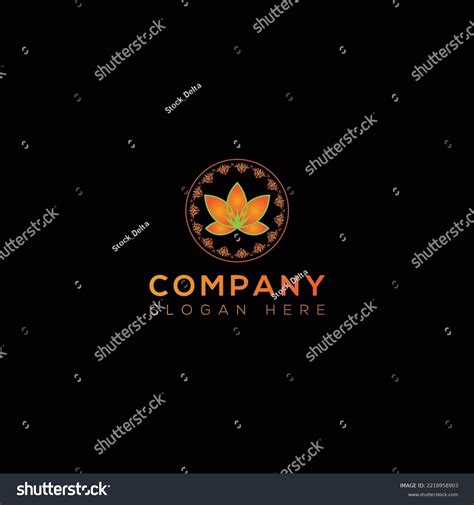 Lily Flower Art Logo Design Stock Vector (Royalty Free) 2218958903 ...