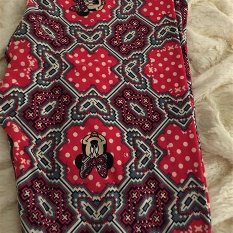 Lularoe Pants And Jumpsuits Nwot Llr Disney Minnie Os Leggings Poshmark