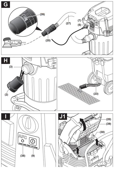 Bosch Gas M Afc Professional Wet Dry Extractor Instruction Manual