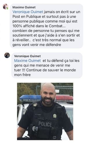 Le Policier Du Peuple Se Pogne Sur Facebook Avec Sa Soeur La