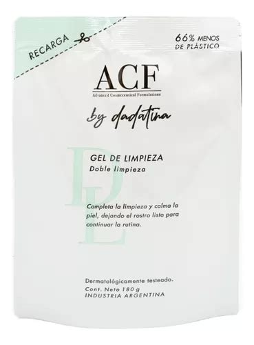 Acf Dadatina Refill Gel Limpieza Doble Facial Vegano Local