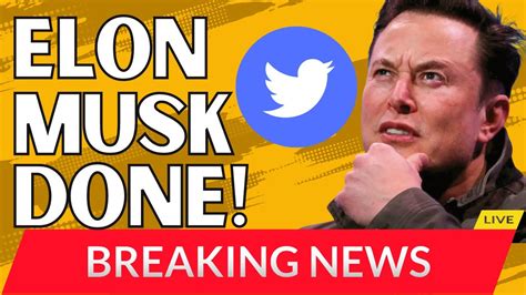 Elon Musk Stepping Down As Twitter CEO YouTube