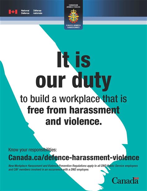 Workplace Harassment And Violence Prevention Awareness Visuals Canada Ca