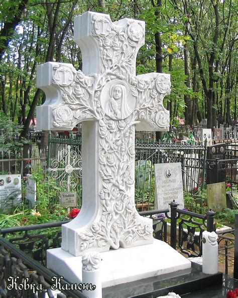 Православные кресты на могилу из камня Ковка Камень, г. Москва