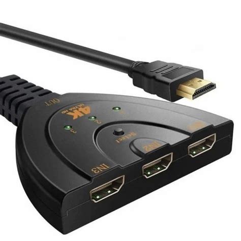 PiPlus 3 Port HDMI 4 K 1 4V Version Switch With Pigtail Cable At Rs 350