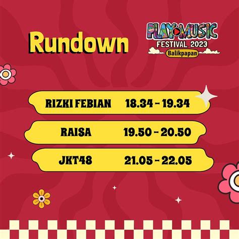 Time On Twitter Rundown Playmusic Festival Balikpapan Jkt Jam