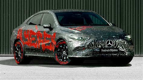 Mercedes shows electric CLA Coupé almost without camouflage