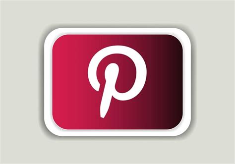 Logo Pinterest Signe Symbole Vecteur Icône De Service En Ligne D