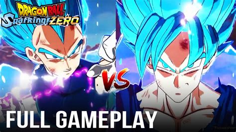 Goku Vs Vegeta Full Fight Dragon Ball Sparking Zero Youtube