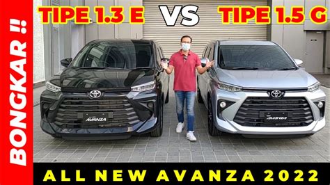 Bongkar Perbandingan All New Avanza Tipe E Vs Tipe G Terbaru