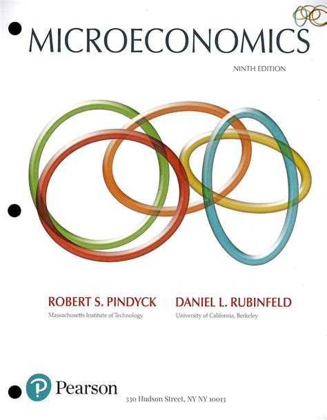 Microeconomics 9th Edition Looseleaf Robert S Pindyck Daniel L