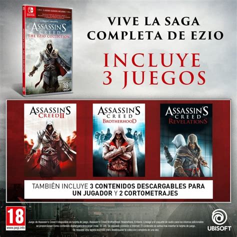 Assassins Creed The Ezio Collection Nintendo Switch Pccomponentesfr