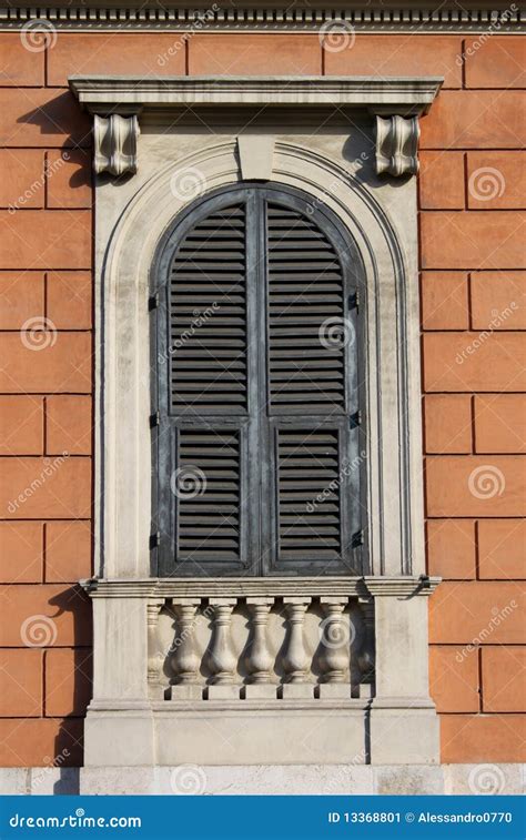 Arched Window In Rome Stock Image Image Of Colors Artistic 13368801