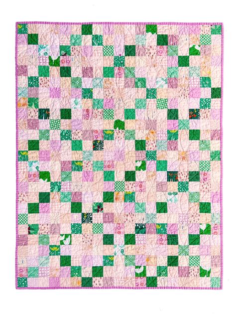 Scrappy Irish Chain Quilt And Tutorial Megan Collins Quilt Design