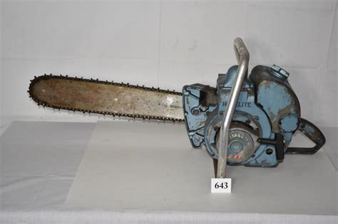 Lot Vintage 1958 62 Homelite Zip Chainsaw