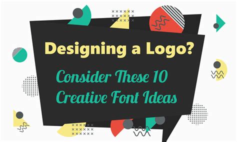 10 Creative Font Ideas For Your Logo | Logo Maker