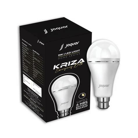 9W Jaquar Kriza Emergency LED Bulb Warm White At Rs 340 Piece In