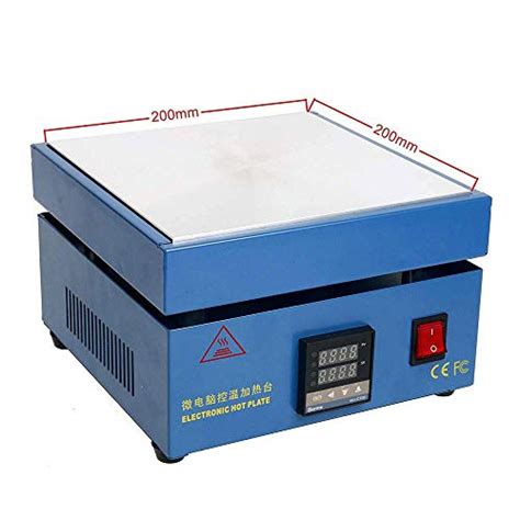Soiiw V W Led Microcomputer Electric Hot Plate Preheat Soldering Preheating Station Welder
