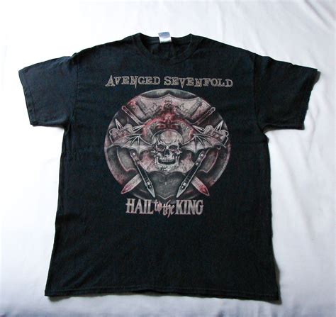 Men S Avenged Sevenfold Hail To The King 2014 Tour Bl Gem