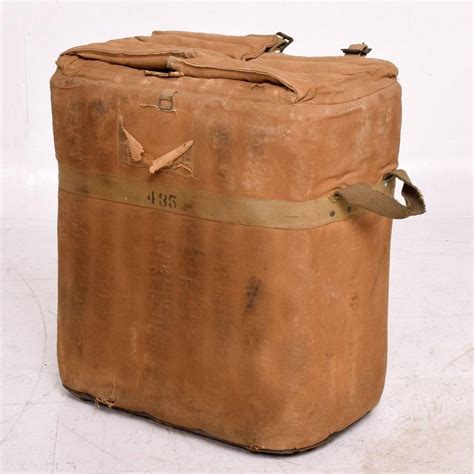 Distressed Military Surplus Industrial Ice Cooler Tote Chest 1940s Us