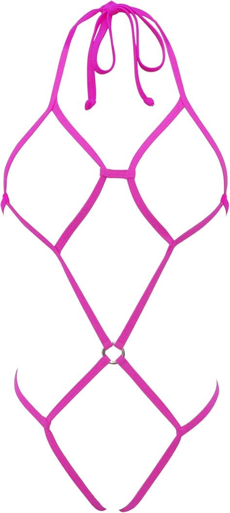 Buy LAMORTY Crotchless Lingerie For Women Micro Sling Bikini Extreme Slingshot Slutty Exotic G